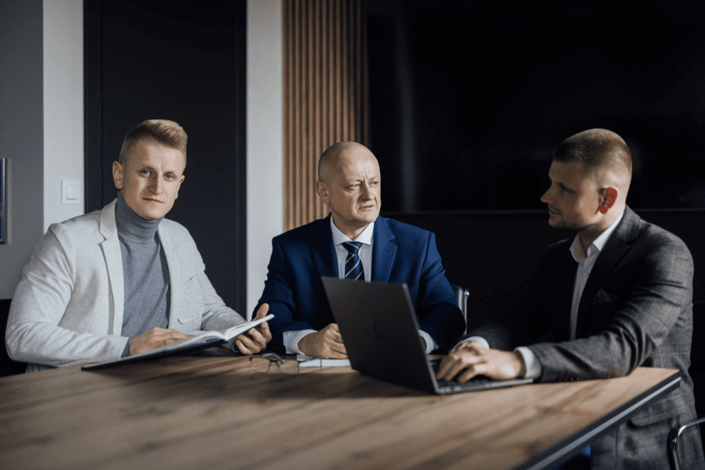 Zarząd LT-SYSTEM - Wojciech, Mikołaj i Jakub Liszka